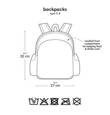 Kids backpack insulated front compartment: Savanna - Wee Bambino