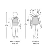 Kids backpack insulated front compartment: Savanna - Wee Bambino
