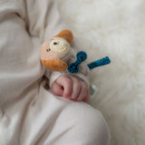 Plush Dino and Cockapoo Wrist Rattles