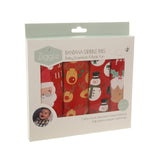 Christmas Reds Bib Set