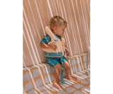 Whale Teal Learning Float Vest Size 1-2 (1 to 2 Years)