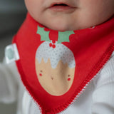 Christmas Reds Bib Set