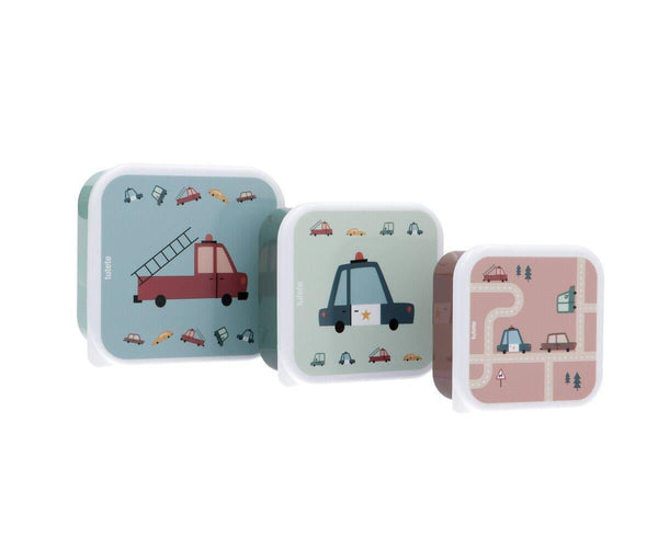 3 Vintage Cars Lunch Boxes - Wee Bambino