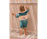 Whale Teal Learning Float Vest Size 1-2 (1 to 2 Years)
