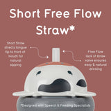 Tippy Up Sippy Cup (Series 3), with Weighted Straw (Valve Free), Connie Cow, 200ml