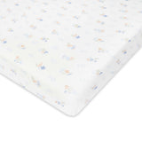 Organic Cotbed Fitted Sheet - Coastline
