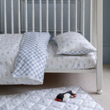 Organic Cotbed Fitted Sheet - Coastline