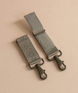 Logo Pram Bag Clips - Olive