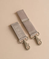Logo Pram Bag Clips - Oyster