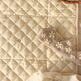 Cotton Travel Baby Changing Mat - Wild Chamomile