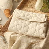 Cotton Travel Baby Changing Mat - Wild Chamomile