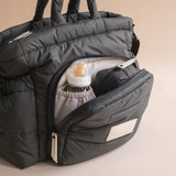 Baby Changing Tote Bag - Soft Black