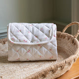 Cotton Travel Baby Changing Mat - Anemone