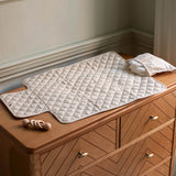 Cotton Travel Baby Changing Mat - Wild Chamomile