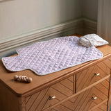 Cotton Travel Baby Changing Mat - Anemone