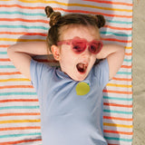 Babiators Original Mirrored Heart Sunglasses - Fuchsia Haze - Wee Bambino