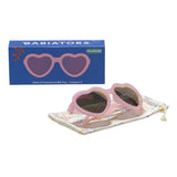 Babiators Polarised Heart Sunglasses - Frosted Pink - Wee Bambino