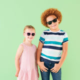 Babiators Polarised Navigator Sunglasses - Jet Black Smoke - Wee Bambino