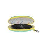 Babiators Travel Case - Aqua with Yellow Trim - Wee Bambino