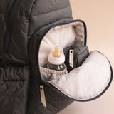 Baby Changing Backpack - Soft Black - Wee Bambino