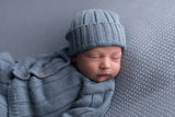 Baby Gift Newborn Hat - Blue - Wee Bambino