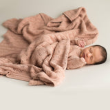 Baby Gift Openwork Blanket - Pink - Wee Bambino