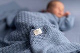 Baby Gift Square Blanket - Blue - Wee Bambino