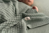 Baby Gift Square Blanket - Green - Wee Bambino