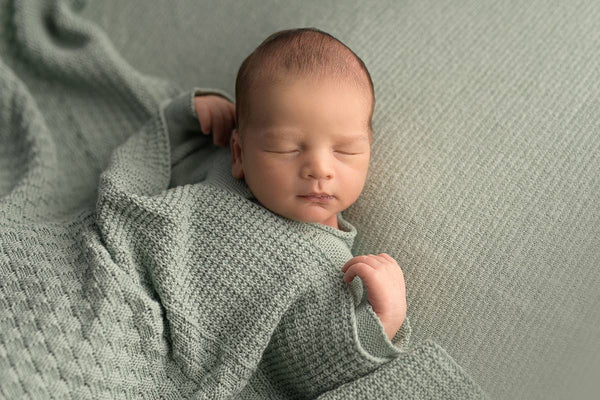 Baby Gift Square Blanket - Green - Wee Bambino