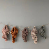 Baby Shawlette Scarf: Rust / 1 - 2 year - Wee Bambino