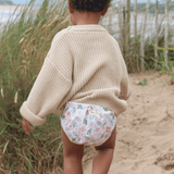 Baby to Toddler Reusable Swim Nappies - Seashell Belle (one size) - Wee Bambino