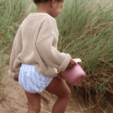 Baby to Toddler Reusable Swim Nappies - Wiggle Waves (one size) - Wee Bambino