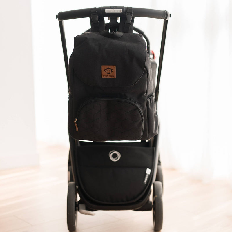 Backpack Maternity Bag - Black - Wee Bambino