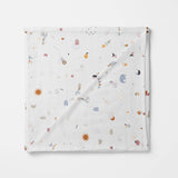 Bamboo Baby Swaddle Blanket, Signature Print - Wee Bambino