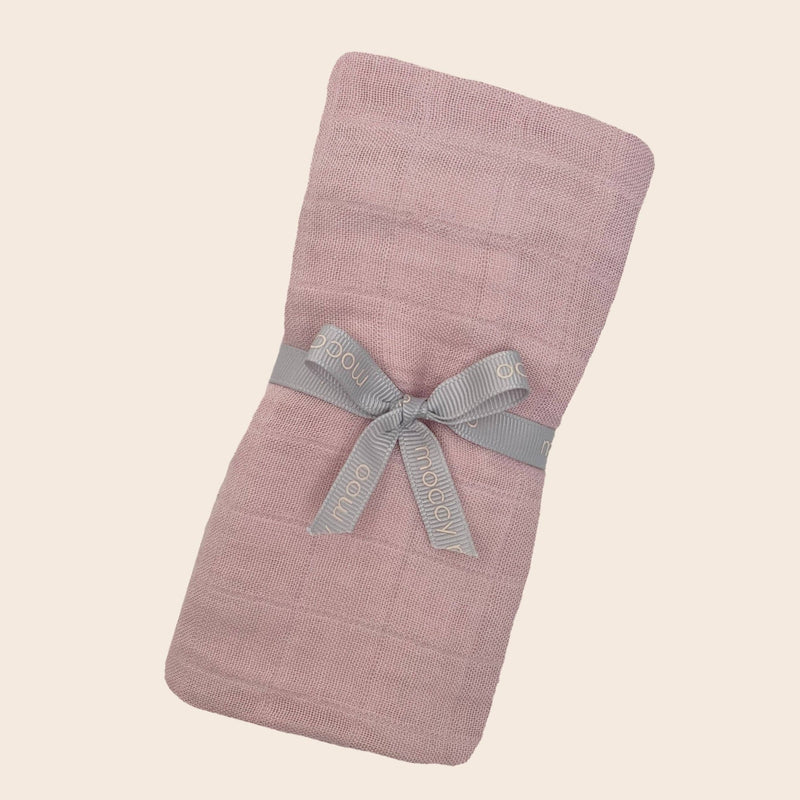 Bamboo muslin 'go - to' cloth - Antique blush - Wee Bambino