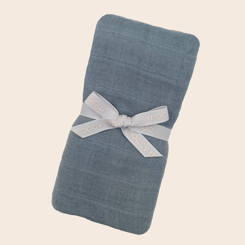 Bamboo muslin 'go - to' cloth - French grey - Wee Bambino