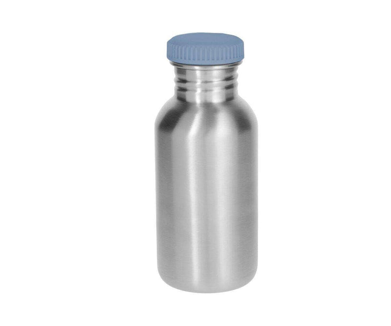 Basic Blue Steel Bottle - Wee Bambino