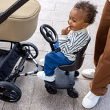 Be Cool 4ride Universal Buggy Board + Seat Unit with fun Steering Wheel - Wee Bambino