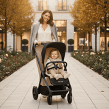 Be Cool Kombo Trio: Pushchair + Carrycot + i - Size Travel Baby Carrier, Be Rock - Wee Bambino