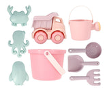 Beach Toy Set - Pink Bucket - Wee Bambino