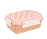 Bento Stripes Pink Children's School Lunch Box - Wee Bambino