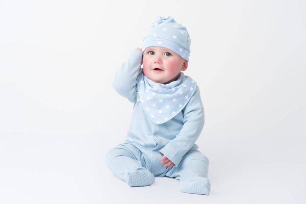 Blue With White Stars Hat - Wee Bambino