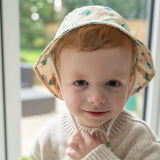 Blue/Green Dinos Sun Hat - Wee Bambino