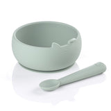BLW Silicone Bowl and Spoon Set for Babies (all colours) - Wee Bambino