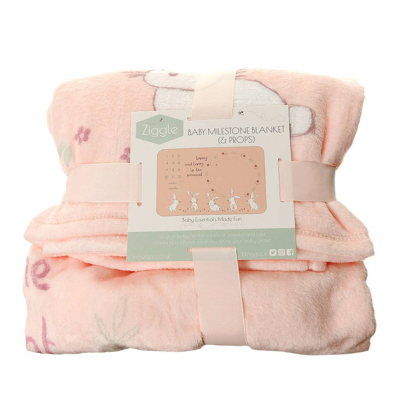 Bunnies Milestone Blanket - Wee Bambino