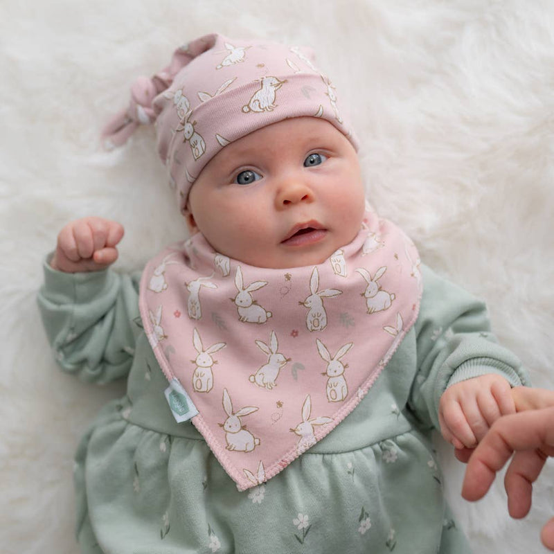 Bunnies on Pink Hat - Wee Bambino