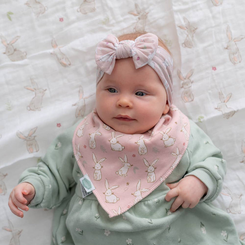 Bunnies Top Bow Turban Headband - Wee Bambino