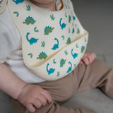 Catch It Silicone Bib Dinosaur - Wee Bambino