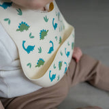 Catch It Silicone Bib Dinosaur - Wee Bambino