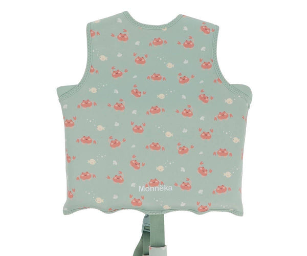 Children’s Learning Float Vest - Sage Crab - Wee Bambino